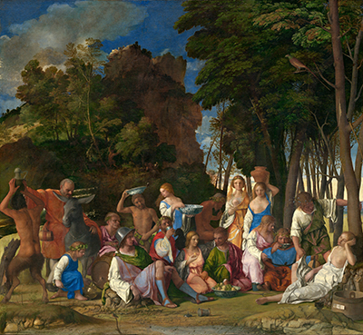 The Feast of the Gods Giovanni Bellini